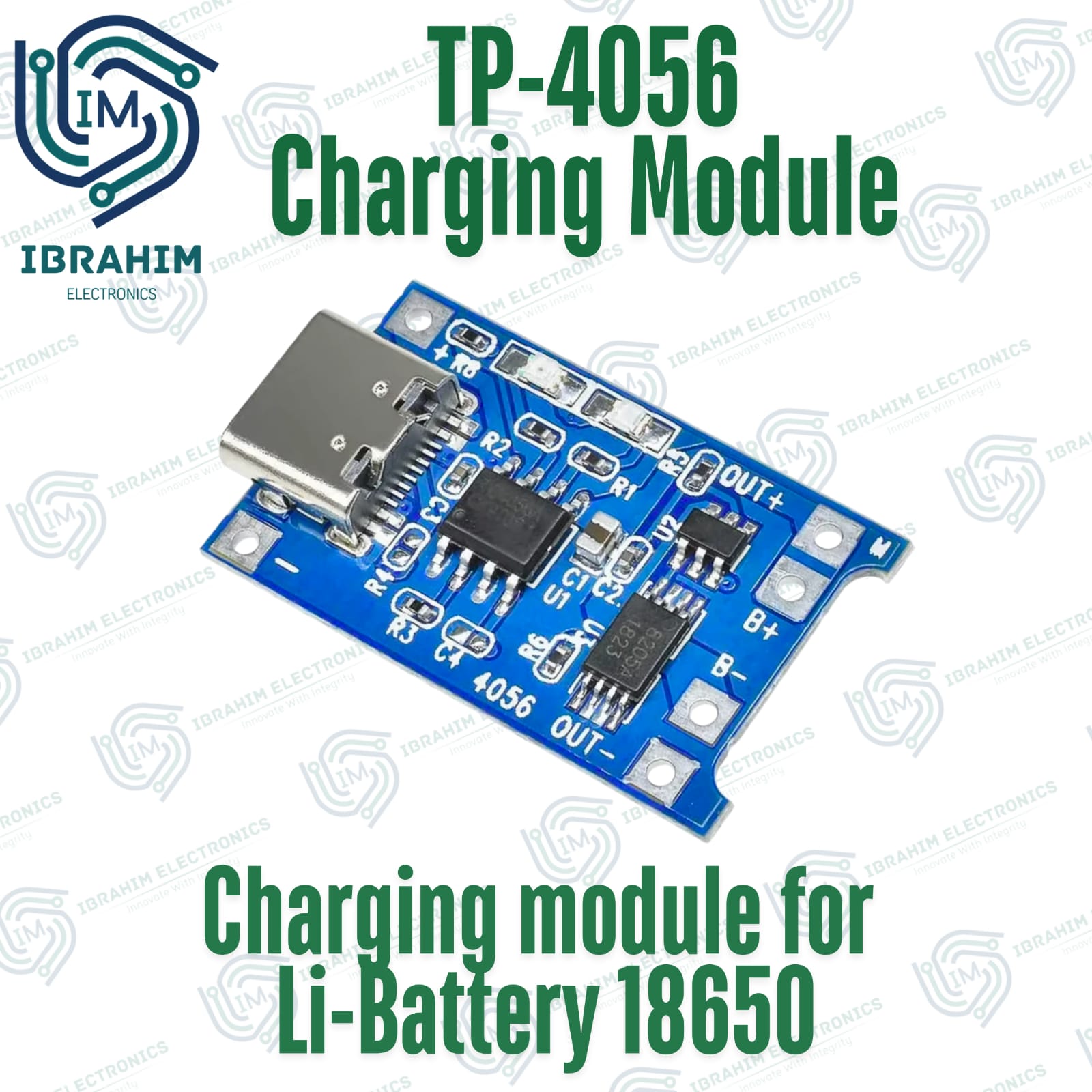 Type-C and Micro Mini 5V1A 18650 TP4056 Lithium Battery Charger Module Charging Board With Protection Dual Functions 1A Li-ion